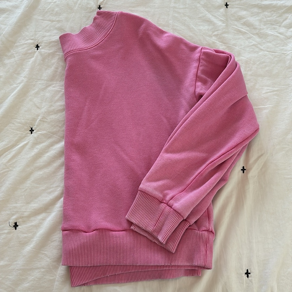 Aerie pink cropped sweater